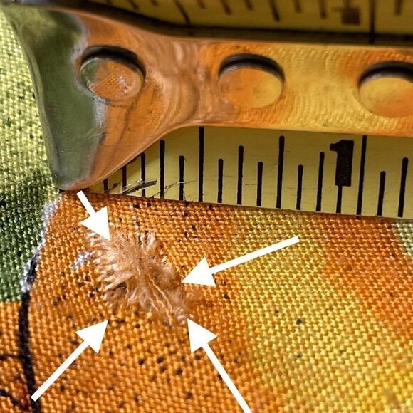 VTG 80s Cotton Castle Two Piece Gaucho Pants Short Sleeve Button Top Women’s L - Picture 16 of 16